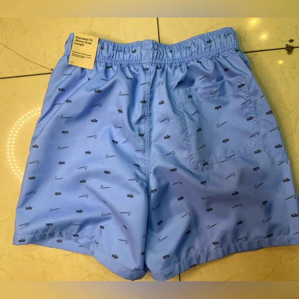 Nike Men's Club Woven Allover Print CTB Flow Shorts, S - Royal Pulse